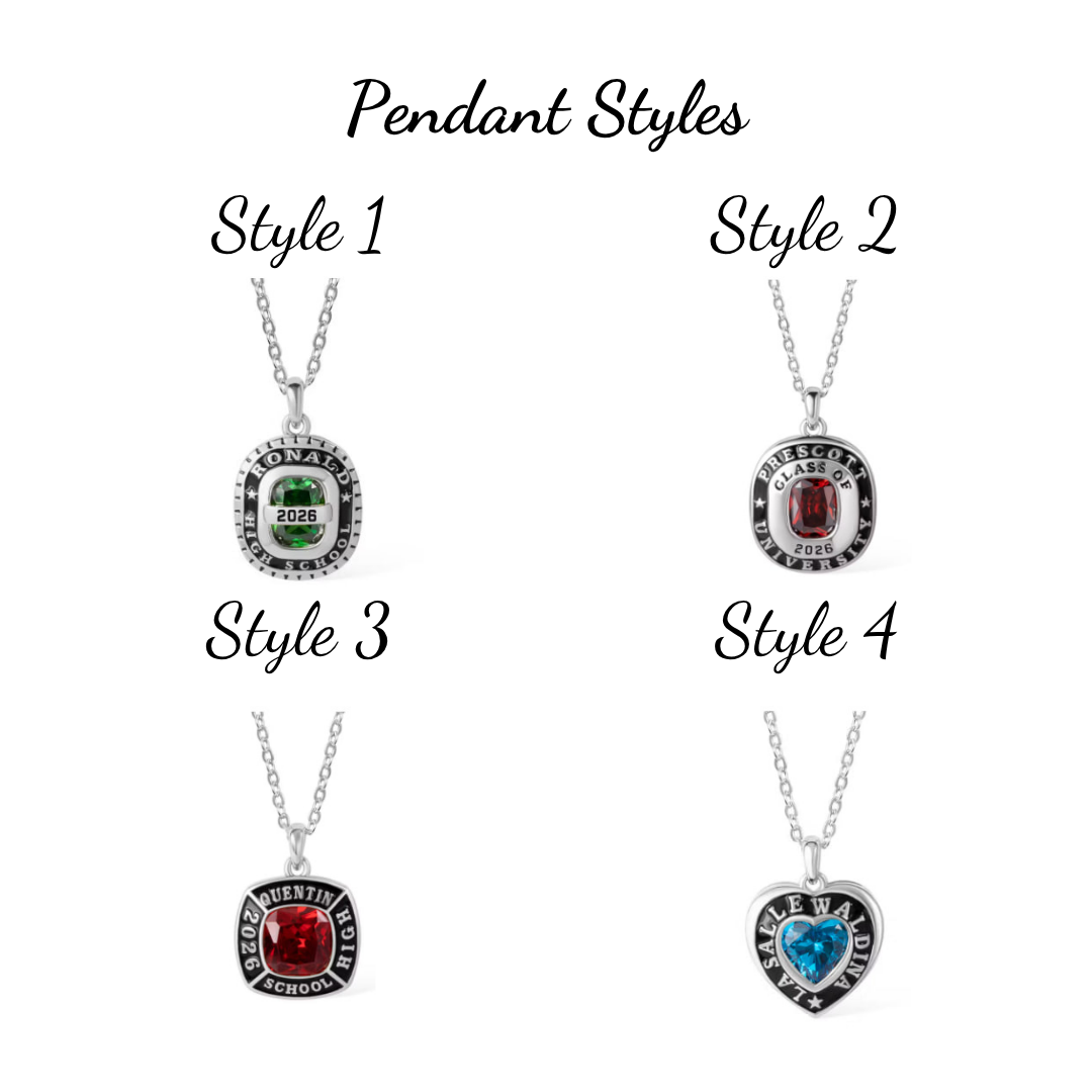 Personalized Graduation Necklace with Birthstone