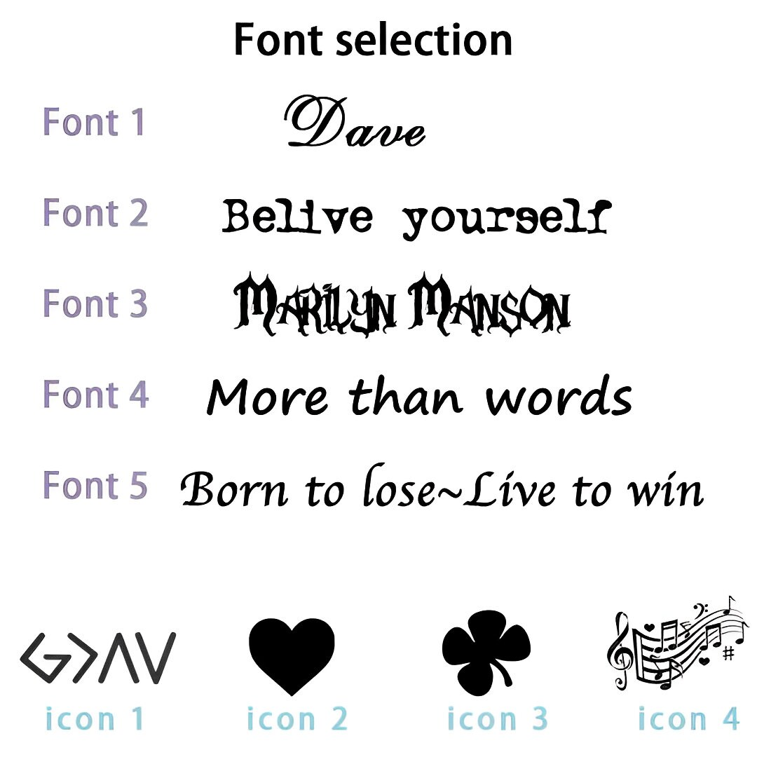 Customized Metal Guitar Capo with Engraved Message