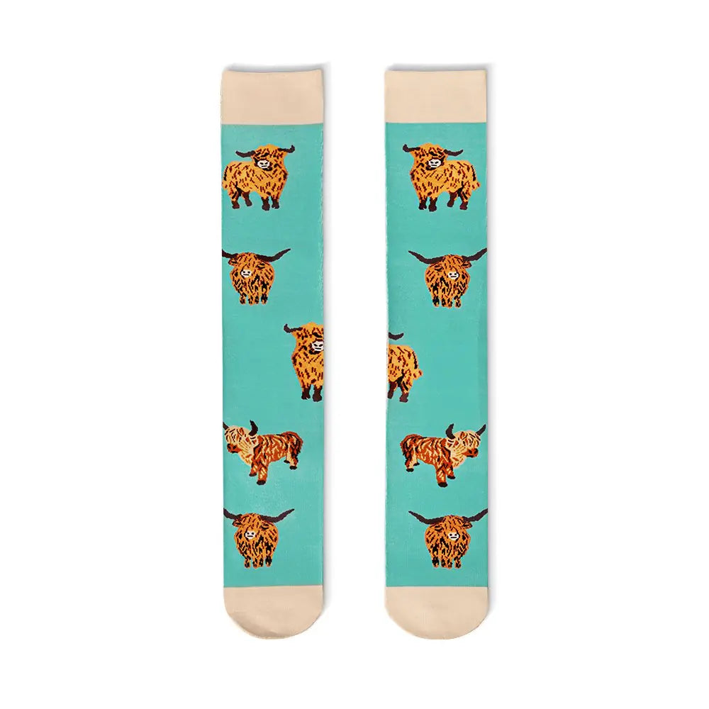 Highland Cow Socks