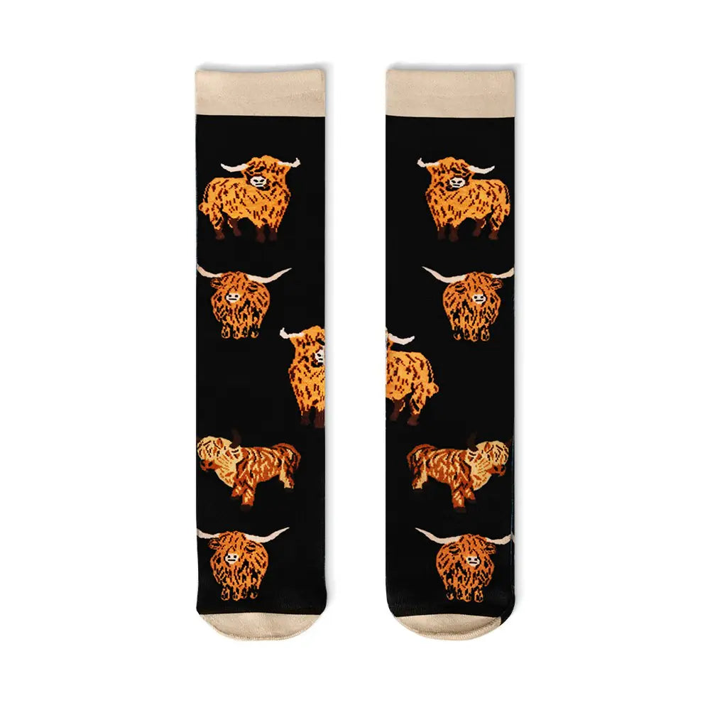 Highland Cow Socks