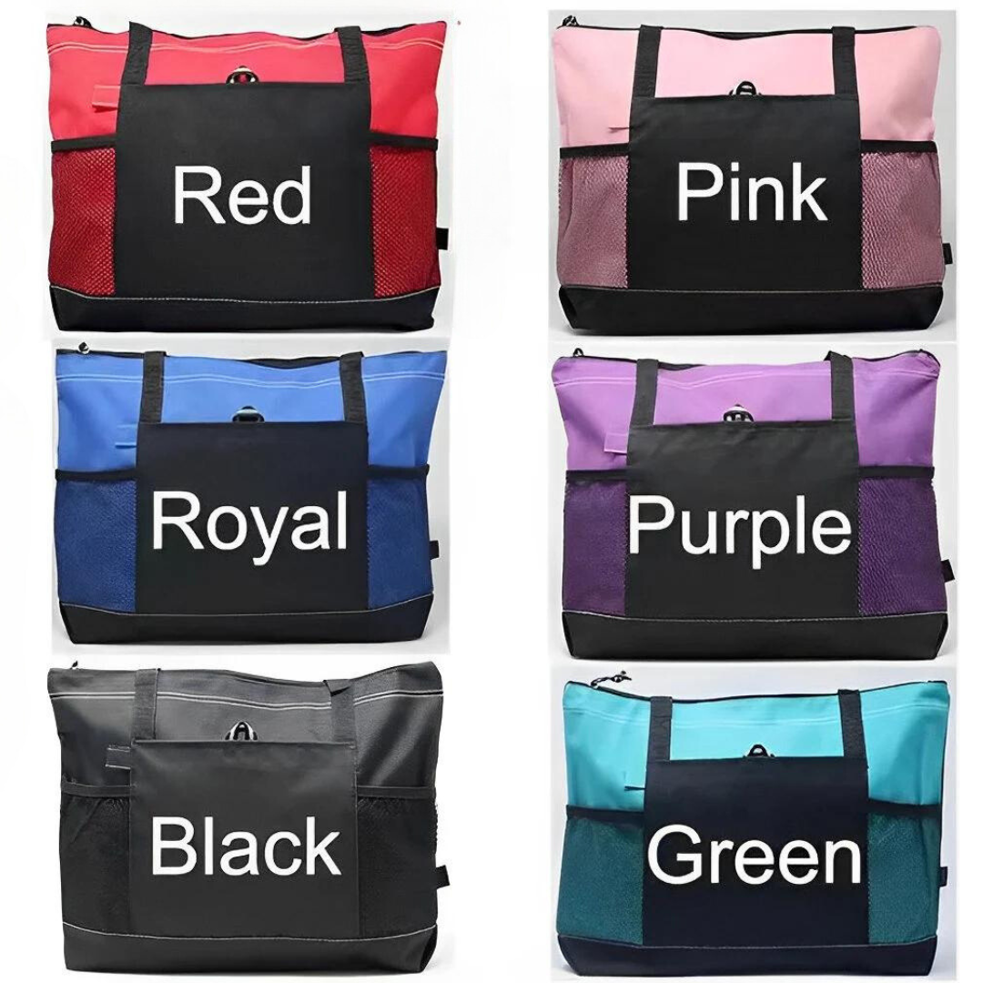 Baseball/Softball Mom Custom Names Tote Bag