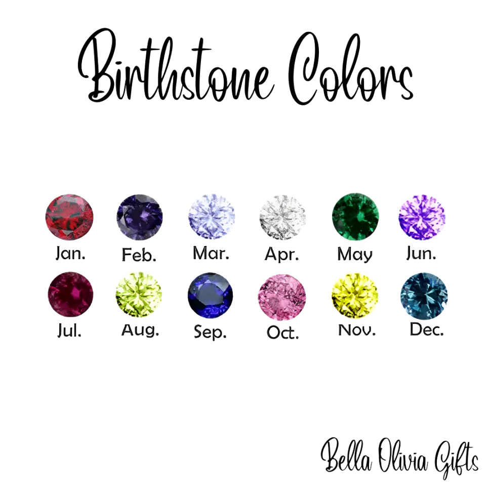 Dainty Skull Ring with Customised Birthstone