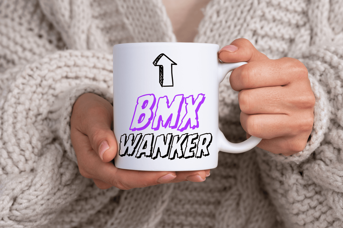 BMX Wanker Quote 11oz Ceramic Mug