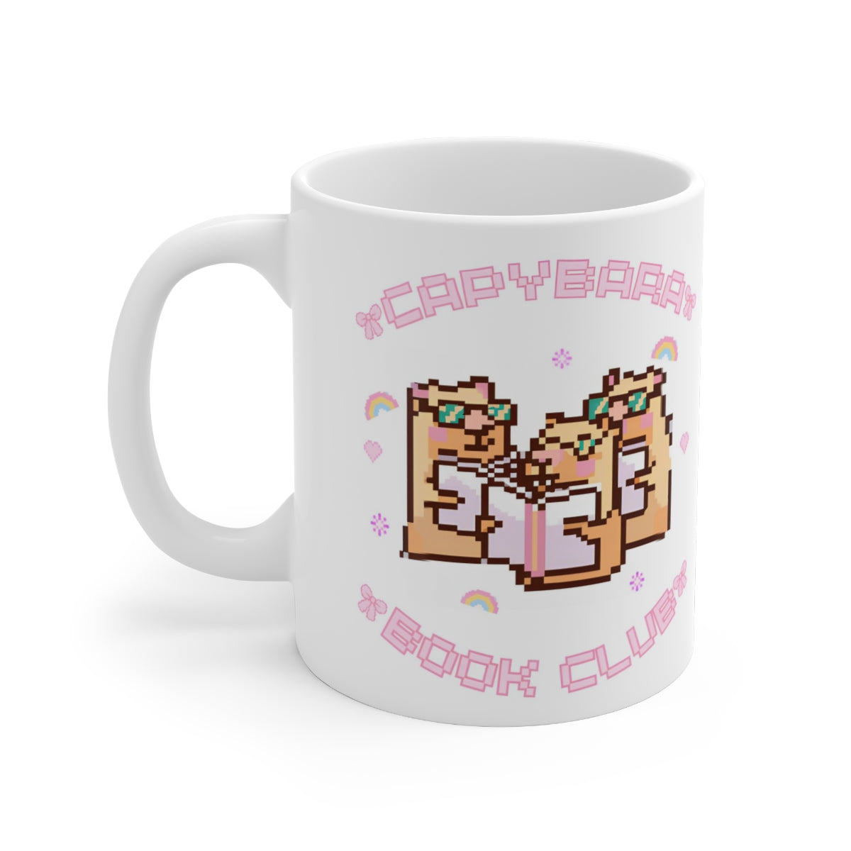 Capybara Book Club Mug