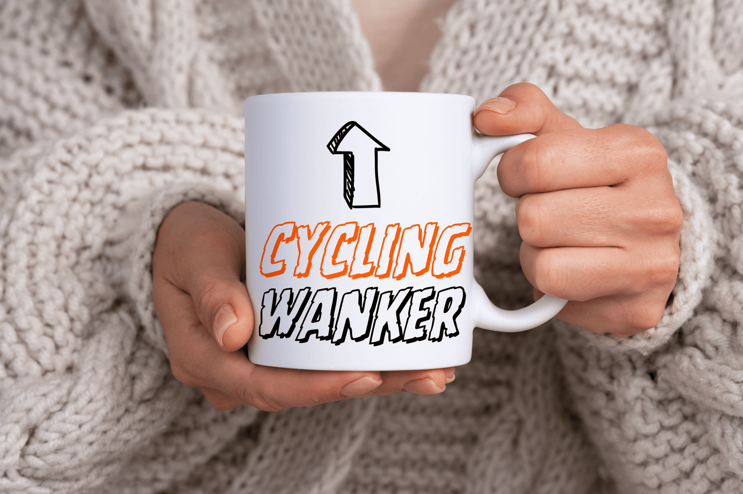 Cycling Wanker Quote 11oz Ceramic Mug