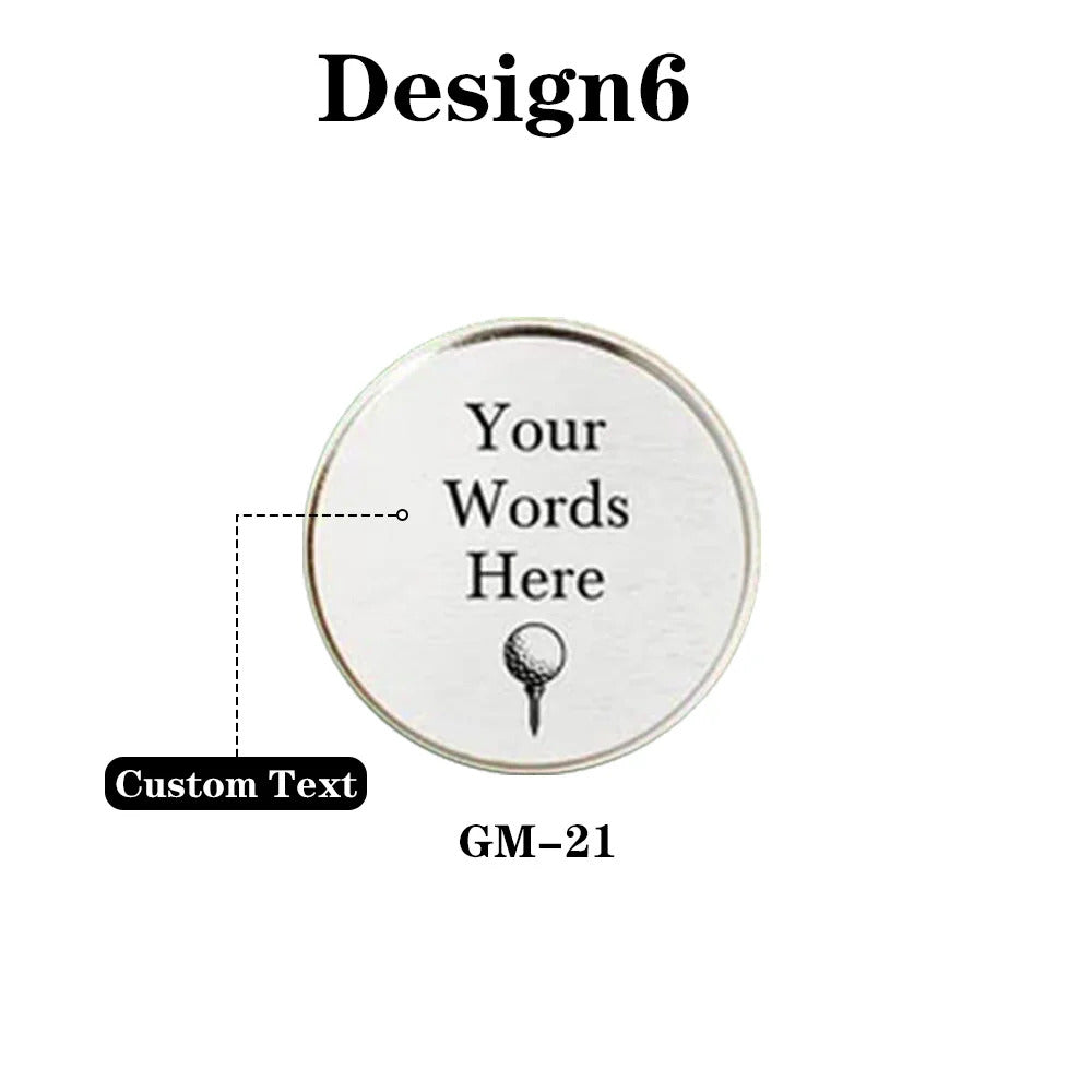 Personalized Magnetic Monogram Golf Divot Repair Tool Set