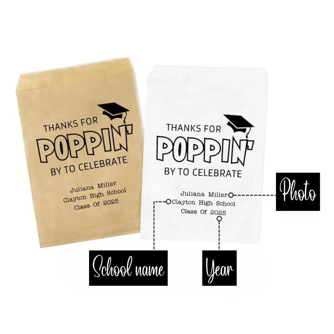 Custom Name Graduation Favor Bags