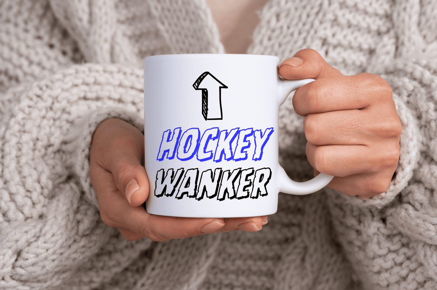 Hockey Wanker Quote 11oz Ceramic Mug