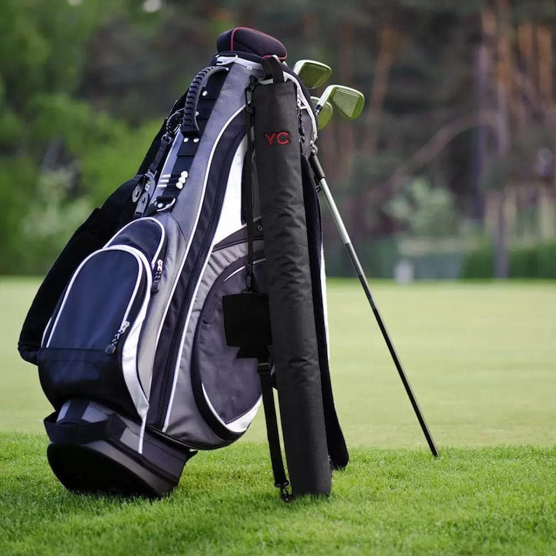 Golf Beer Can Bag with Custom Text