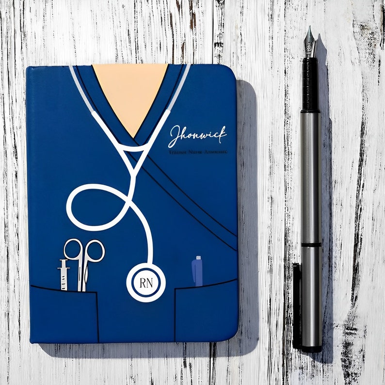Pocket Size Medical Notebook with Custom Name