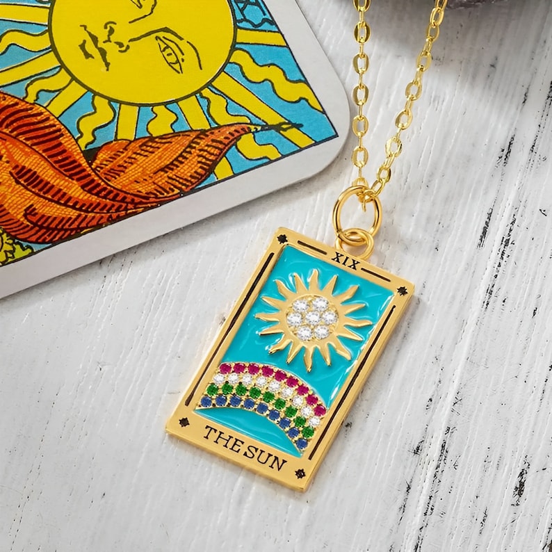 Tarot Card Necklace