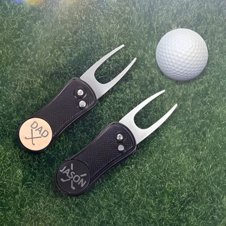 Personalised Golf Ball Marker Divot Tool