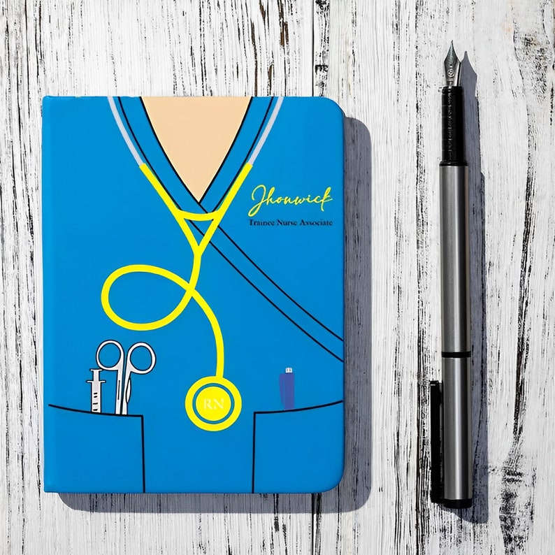 Pocket Size Medical Notebook with Custom Name