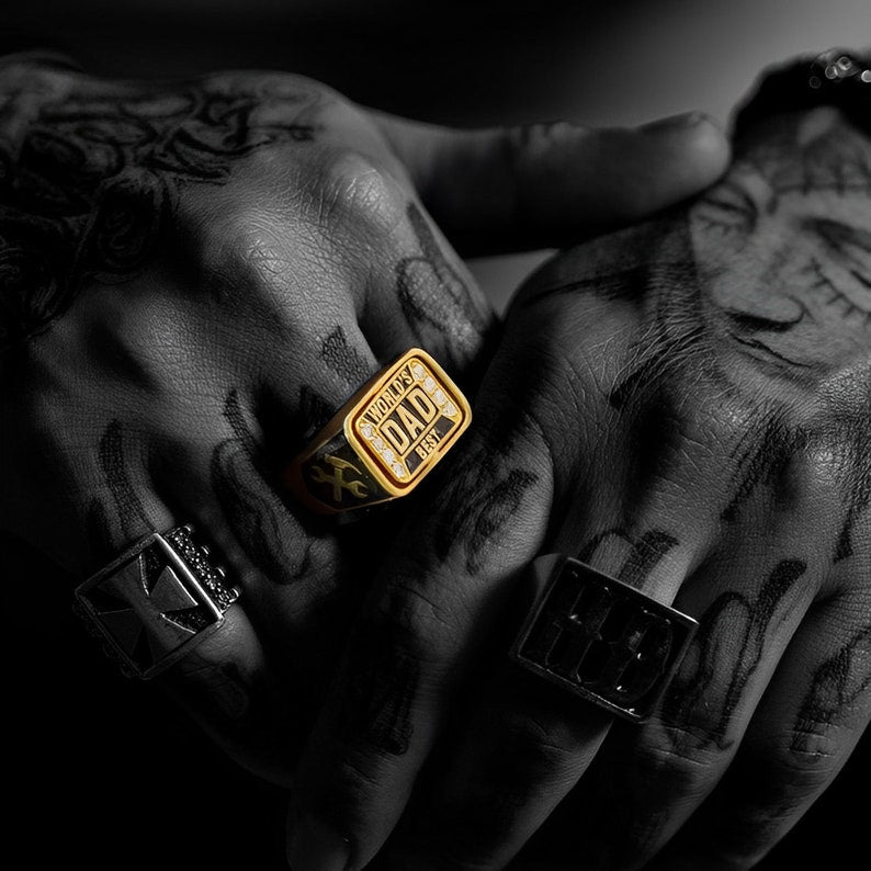 Personalized Championship Ring for Dad