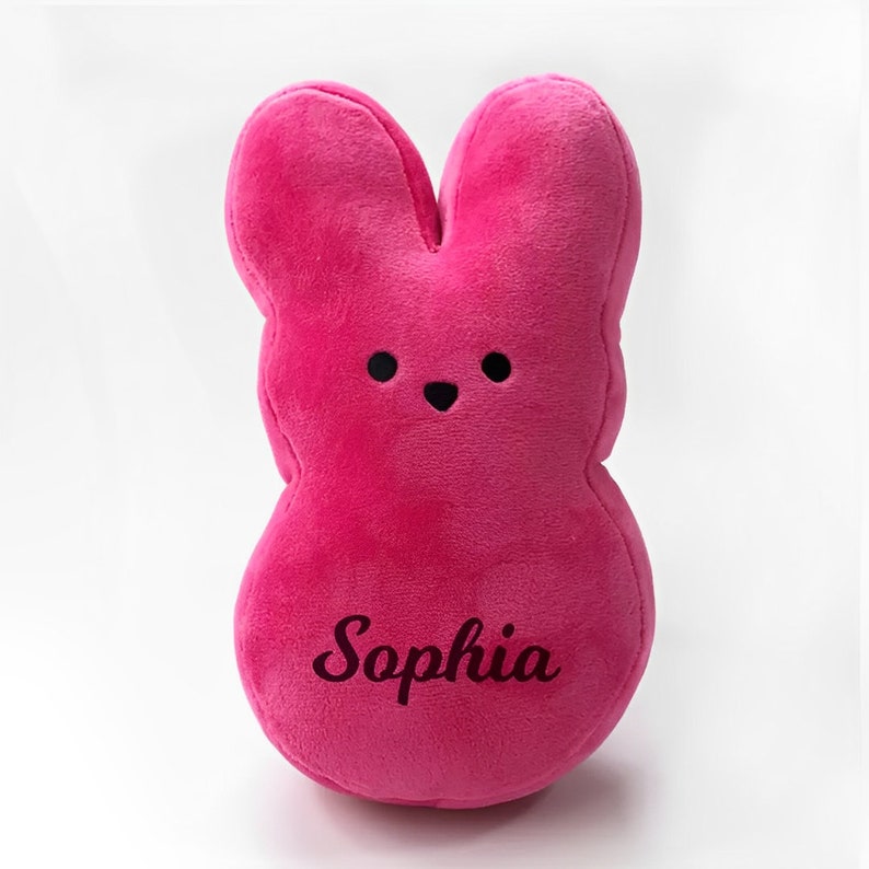 Personalized Name Easter Peep Plush Doll
