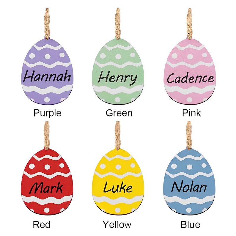 Personalized Easter Egg Tree Decoration