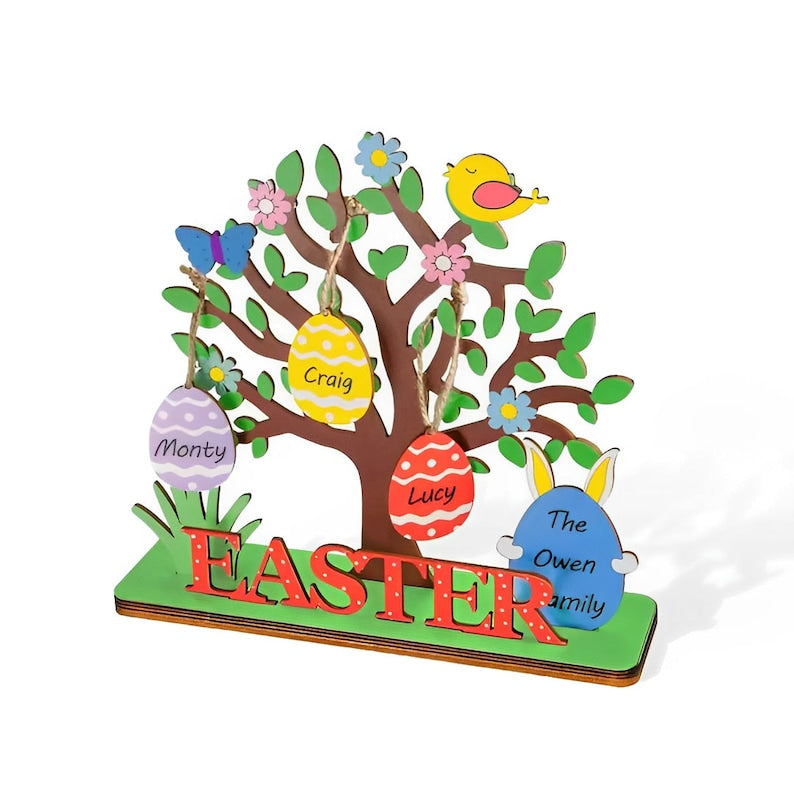 Personalized Easter Egg Tree Decoration