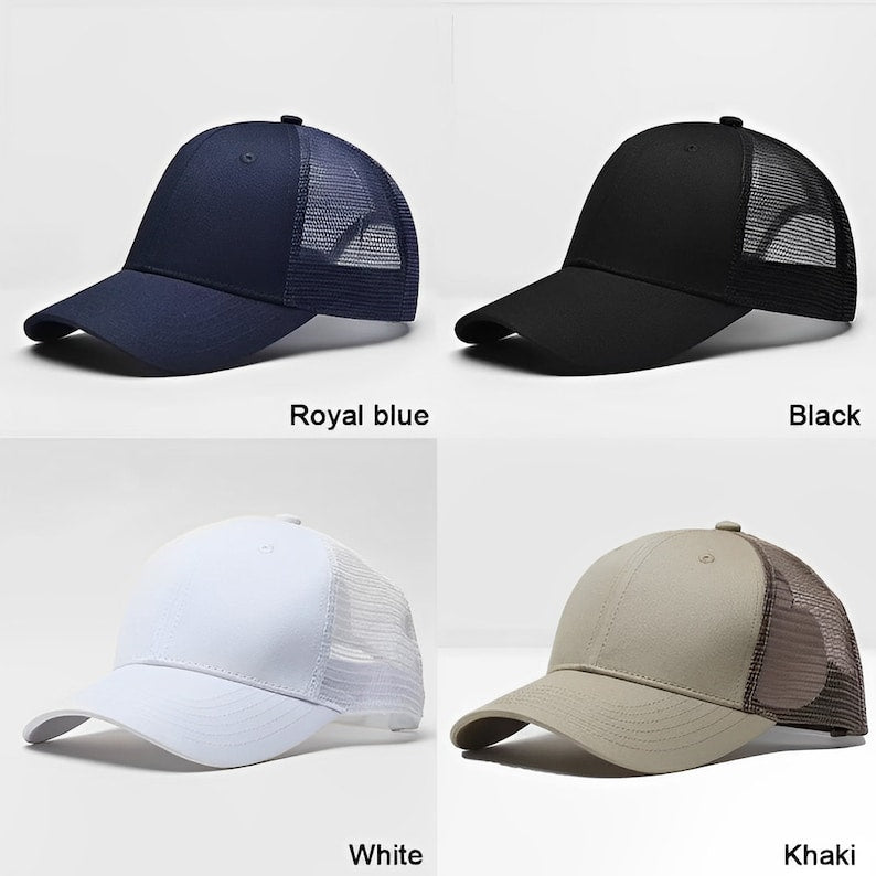 Personalized Leather Patch Number Baseball Hat