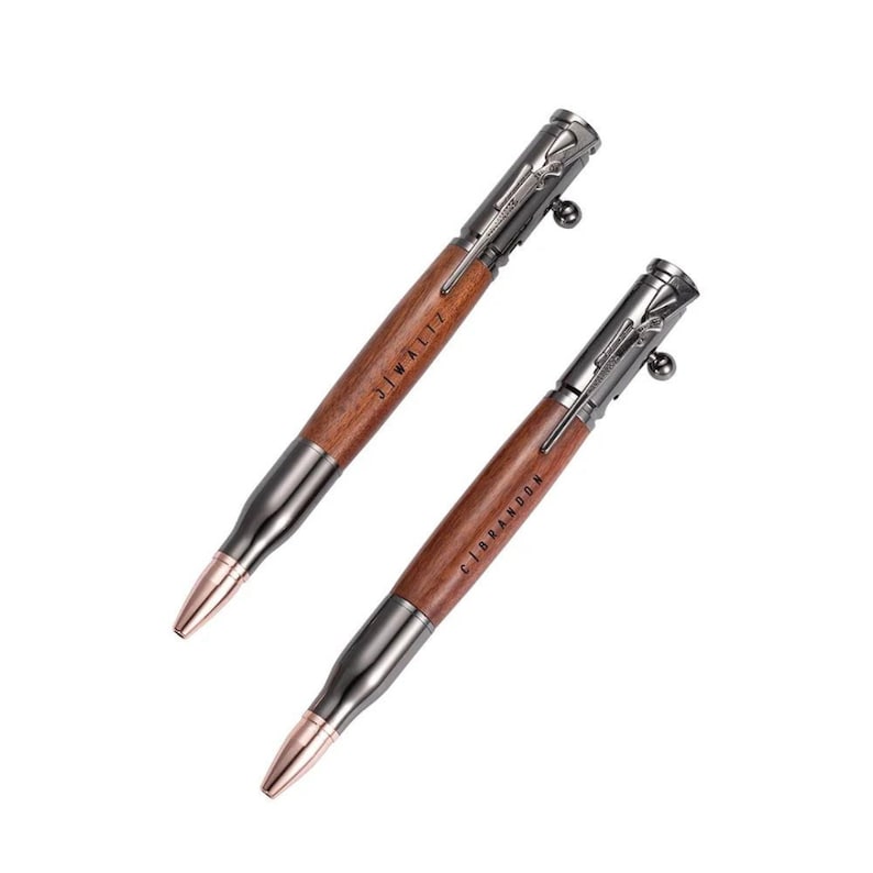 Rifle Bolt Action Bullet Pen with Custom Name
