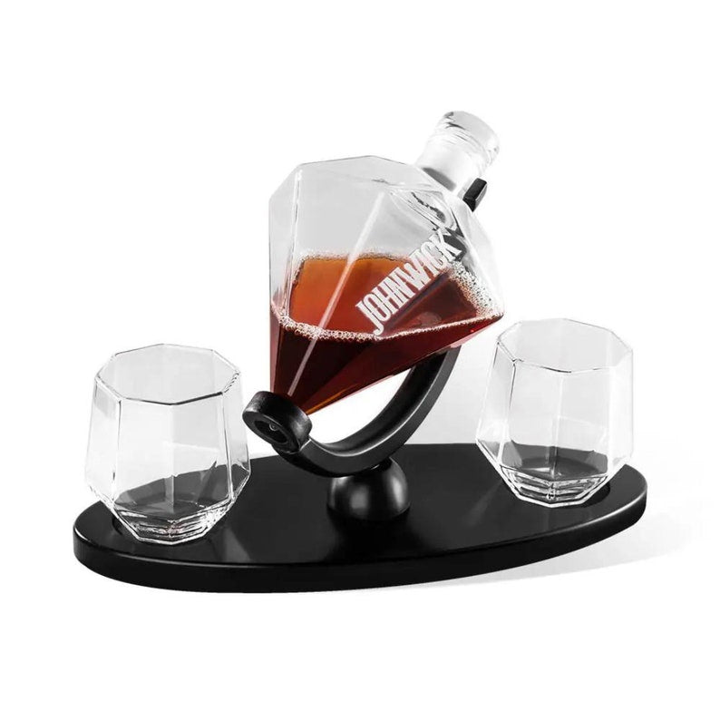 Custom Name Whiskey Decanter Set