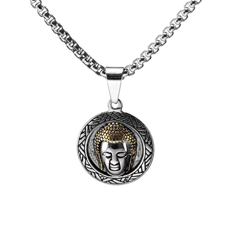 Buddha Head Pendant Necklace