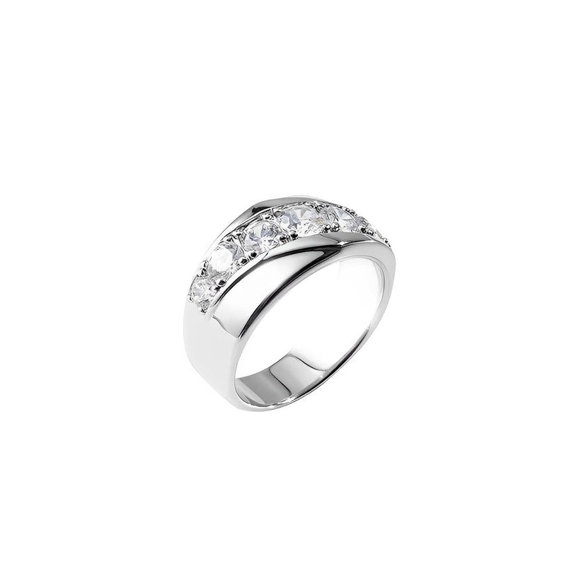 Men's Cubic Zircon Embellished Ring