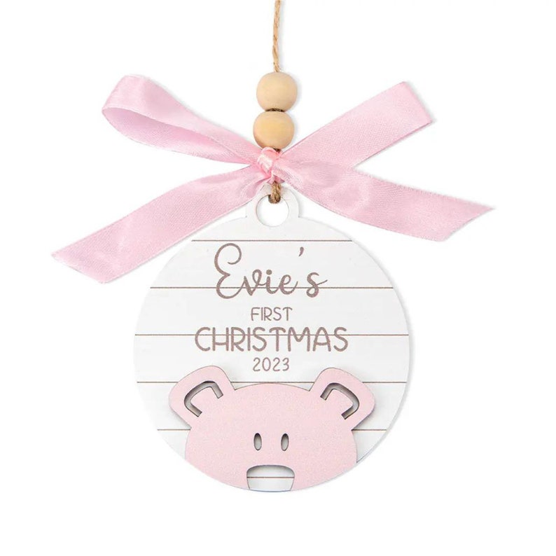 Personalized Baby's 1st Christmas Ornament