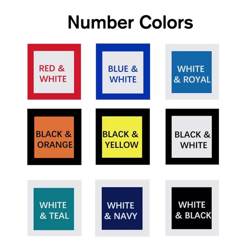 Customized Sports Number Earrings