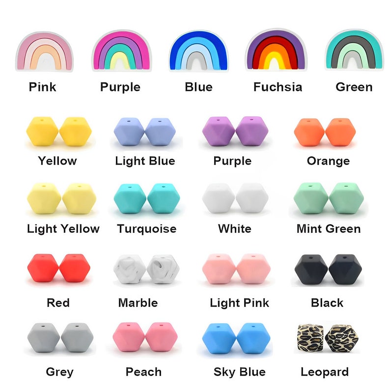 Personalized Rainbow Beaded Badge Holder