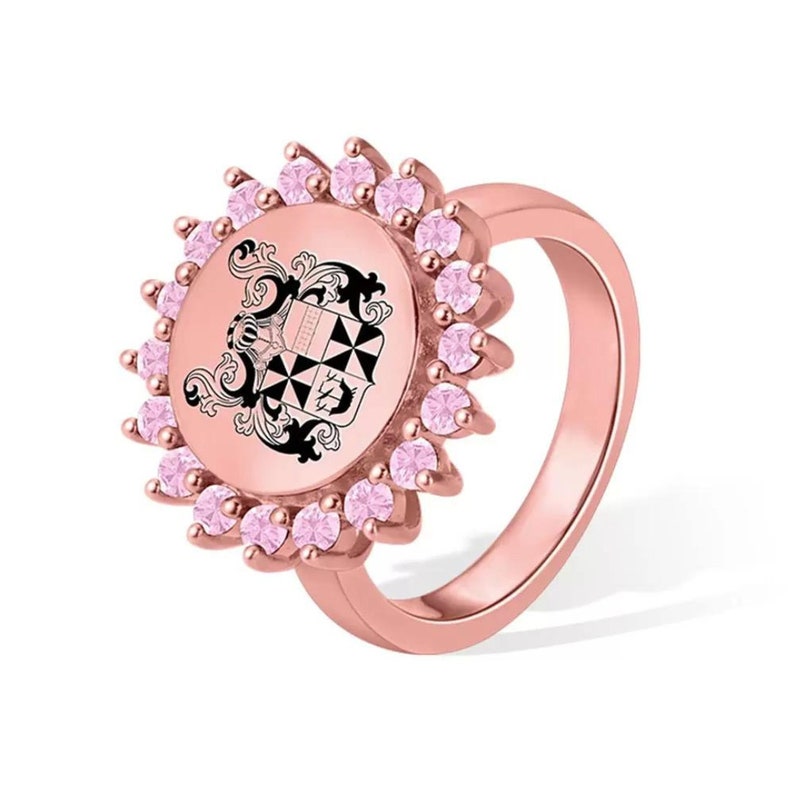 Personalized University Graduation Signet Ring