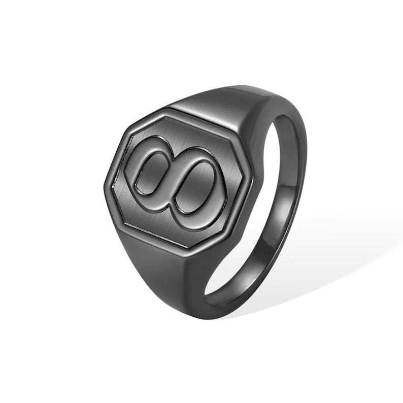 Personalized Initial Signet Ring