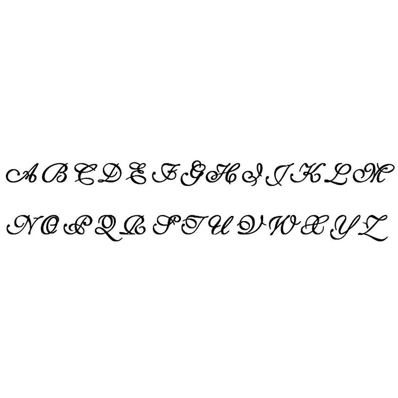 Customized Initial Engraved Cufflinks