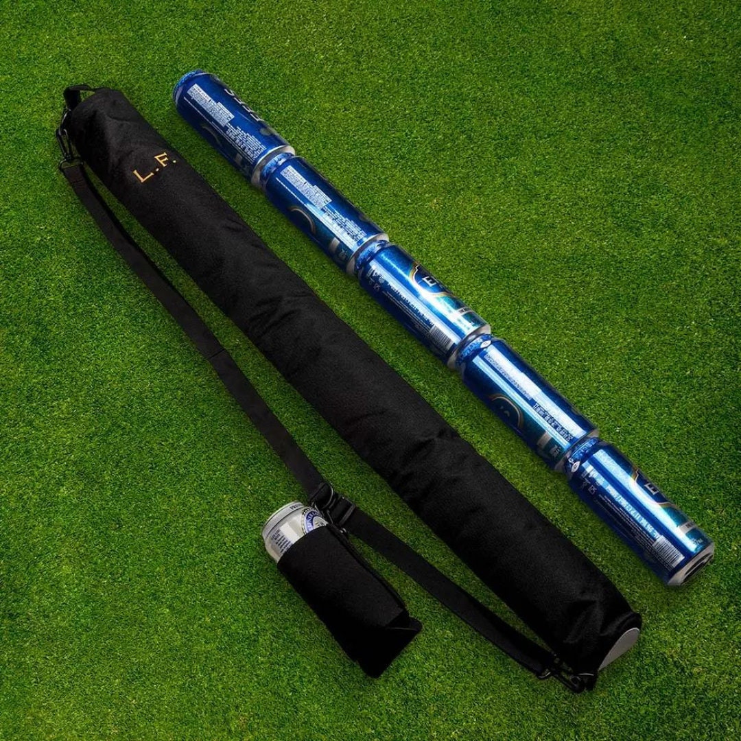 Golf Beer Can Bag with Custom Text
