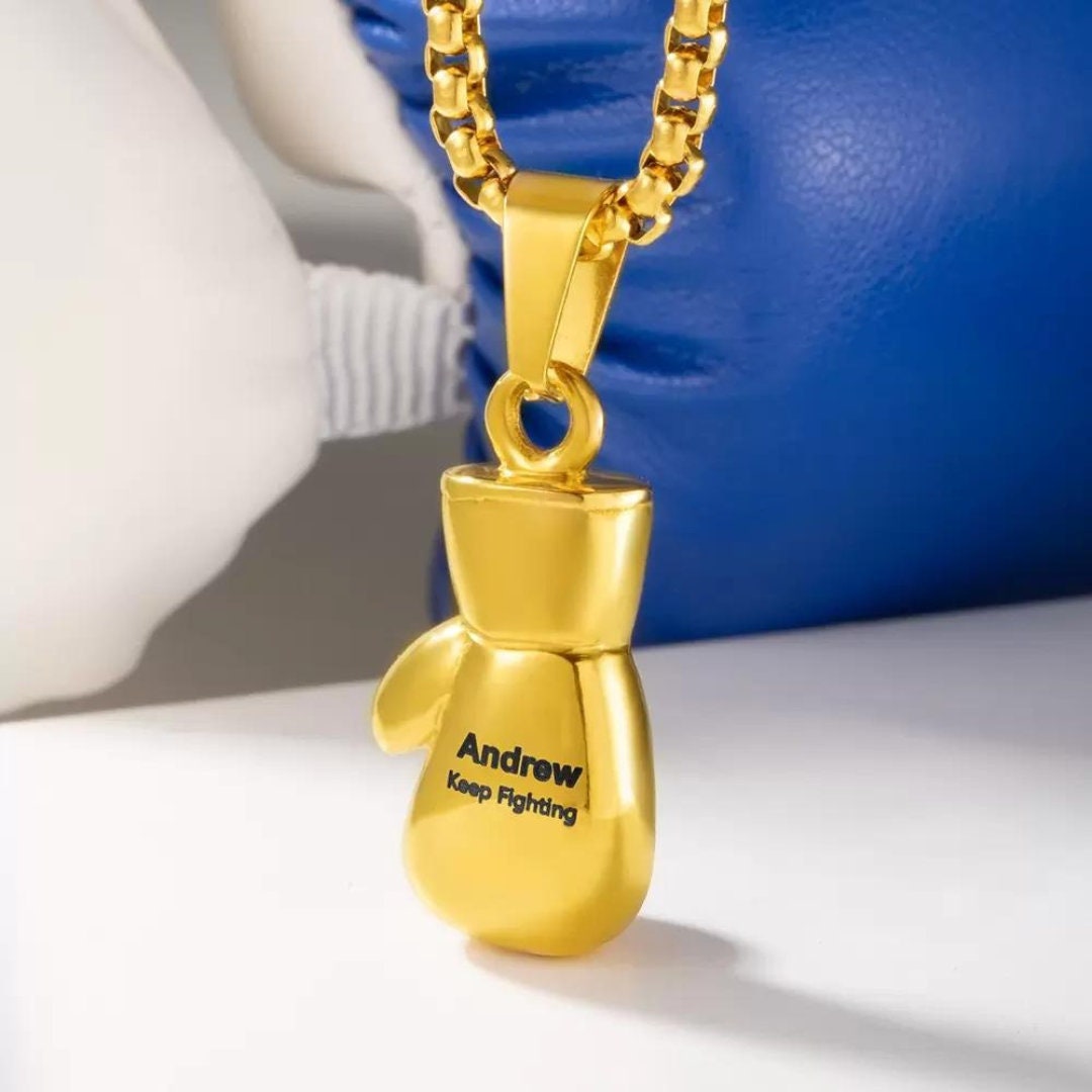 Customized Boxing Gloves Necklace for Boxers