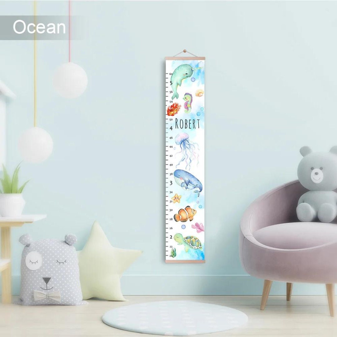 Growth Chart for Kids with Custom Name