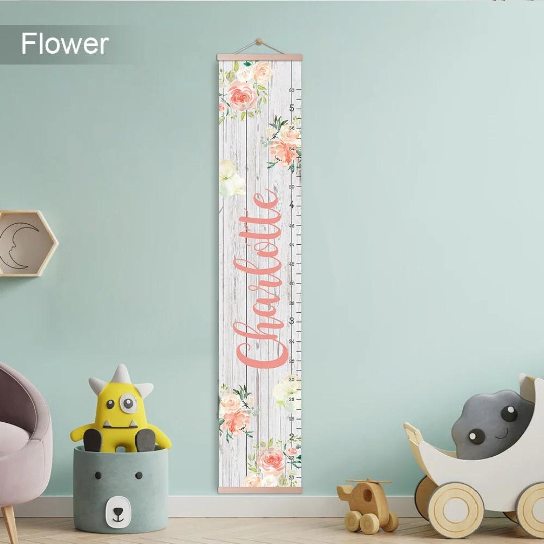 Growth Chart for Kids with Custom Name
