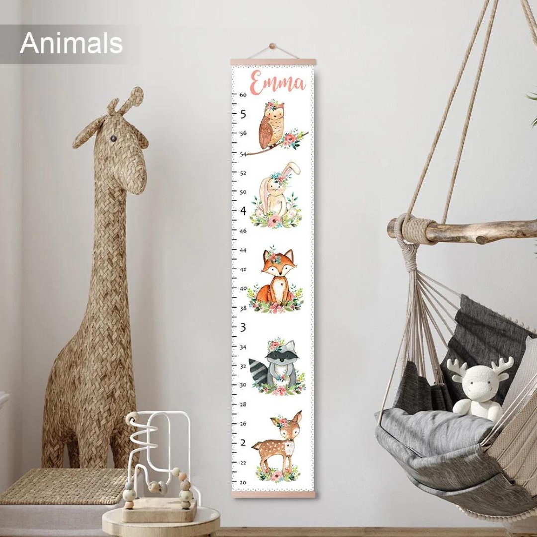 Growth Chart for Kids with Custom Name
