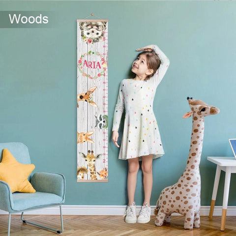 Growth Chart for Kids with Custom Name