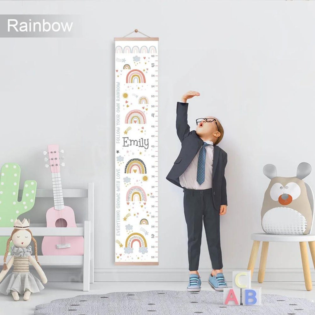 Growth Chart for Kids with Custom Name