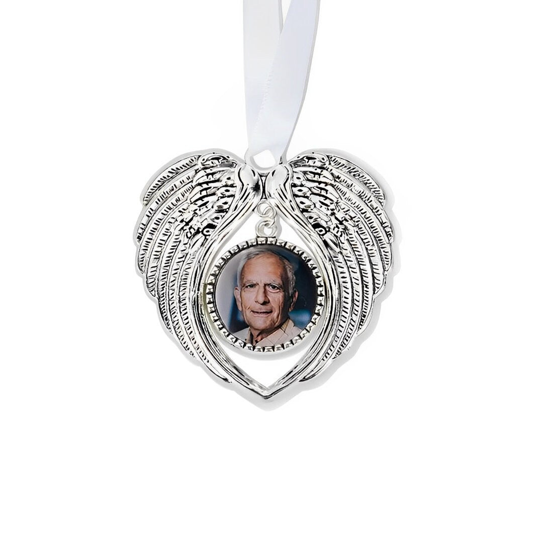 Customized Christmas Tree Ornament of Angel Wings