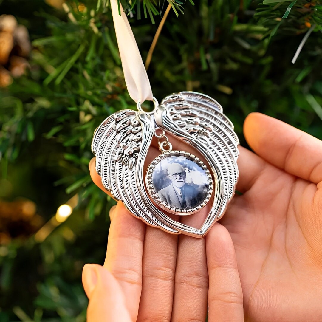 Customized Christmas Tree Ornament of Angel Wings