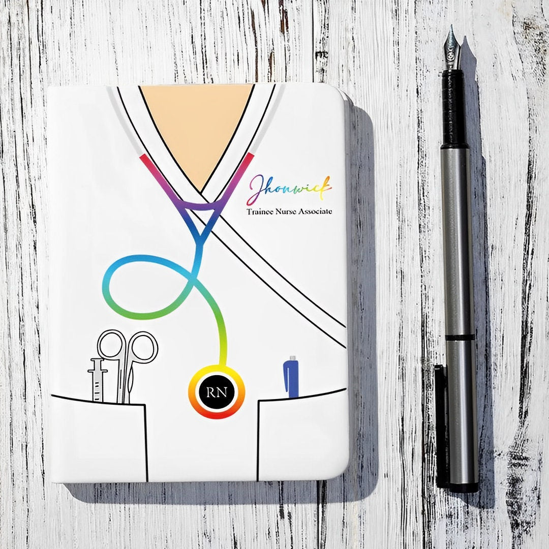 Pocket Size Medical Notebook with Custom Name