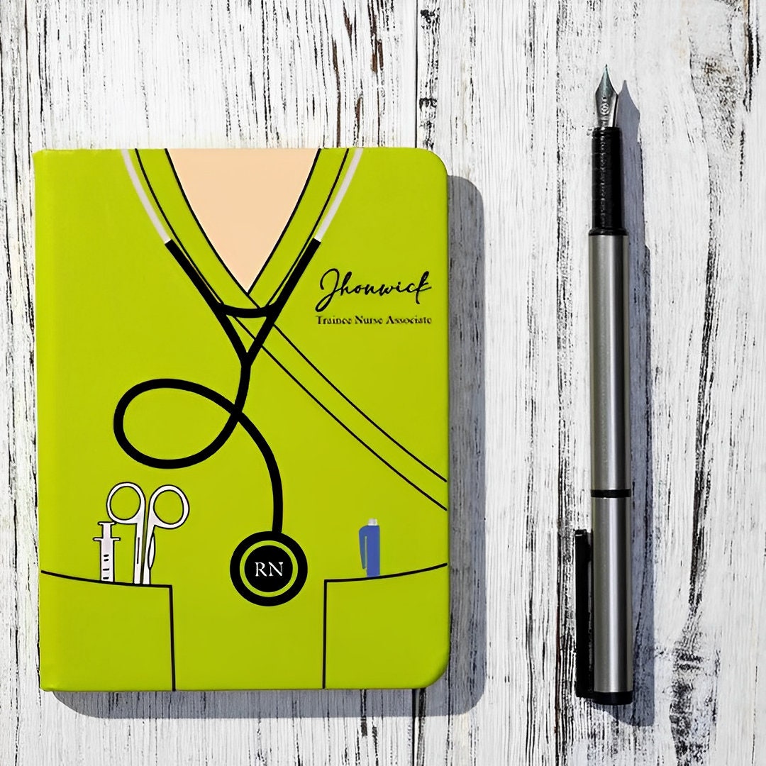 Pocket Size Medical Notebook with Custom Name