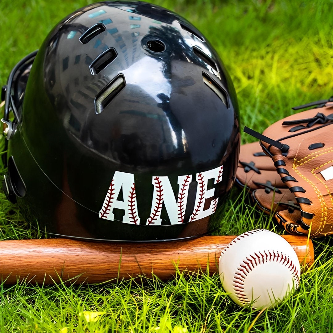 Custom Name Softball/Baseball Helmet Decal for Kids