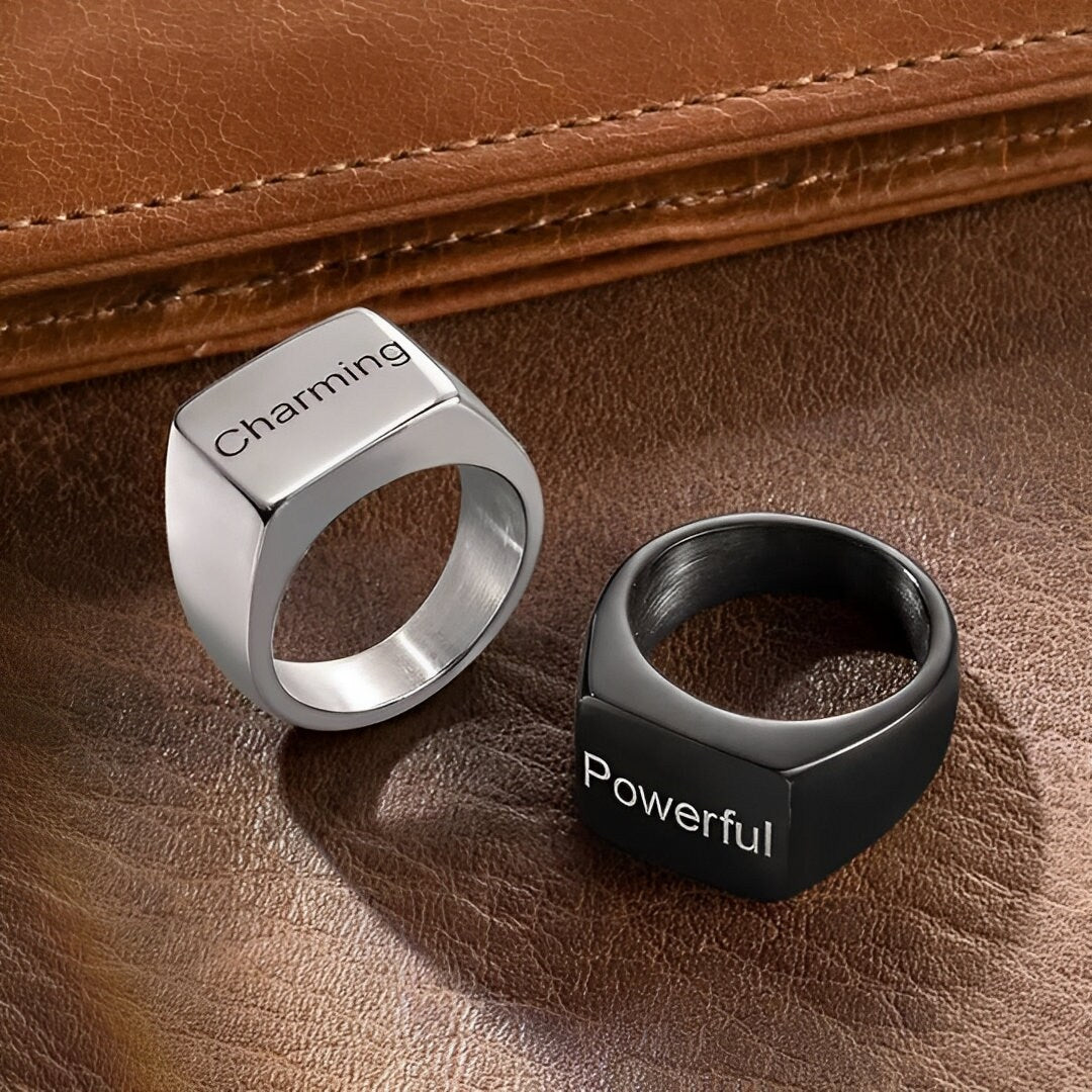Personalized Promise Ring for Men
