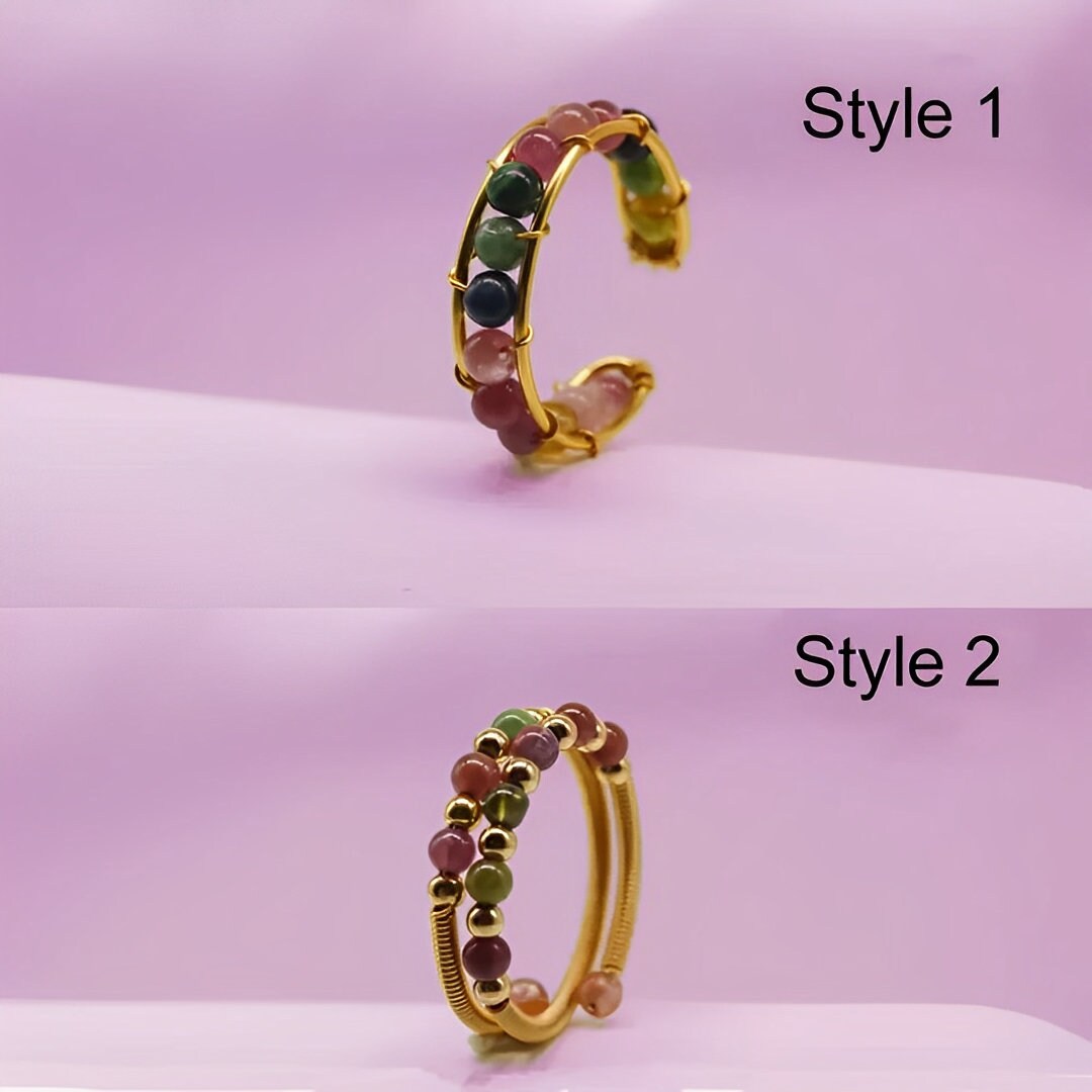 Tourmaline Fidget Ring