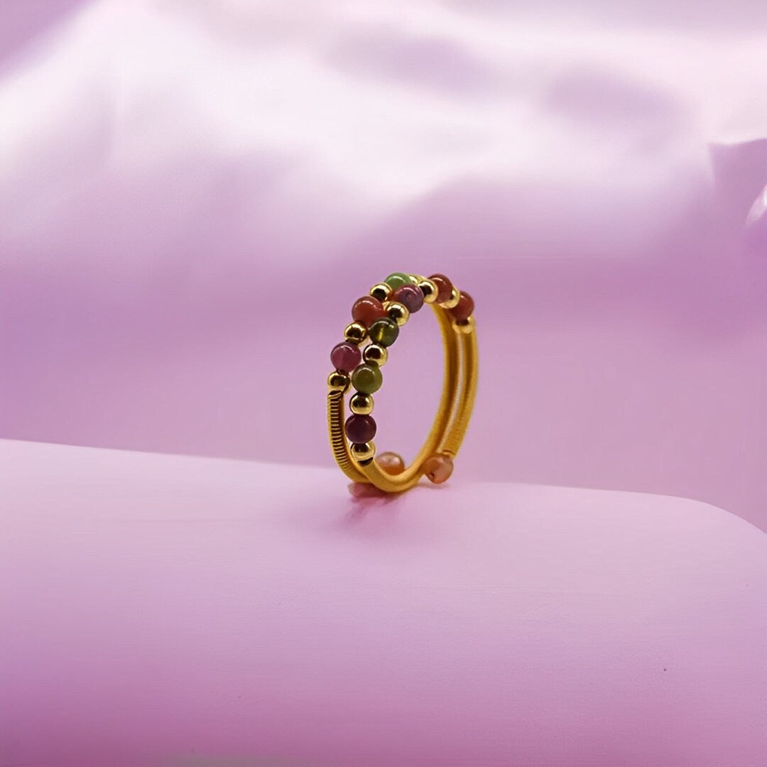 Tourmaline Fidget Ring