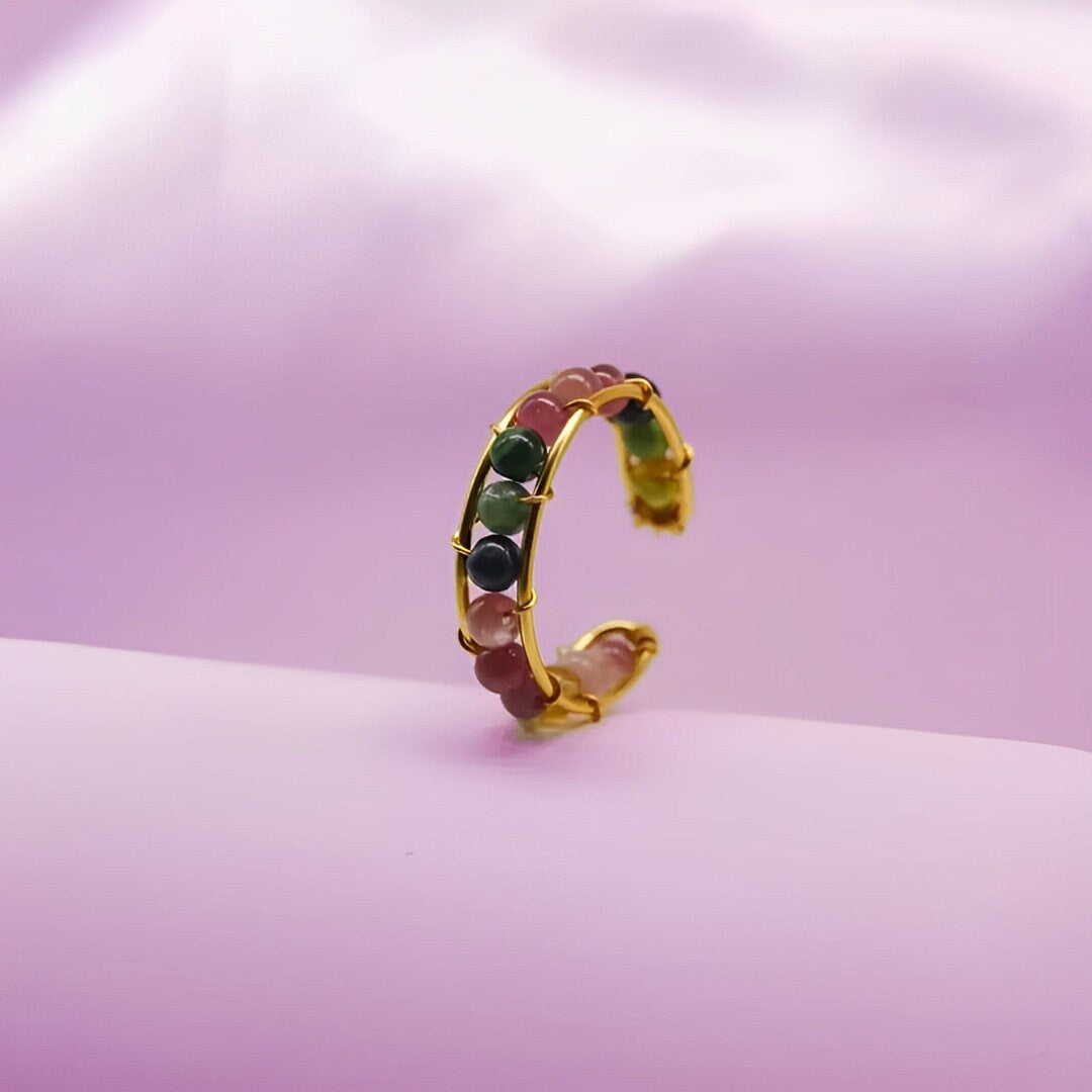 Tourmaline Fidget Ring