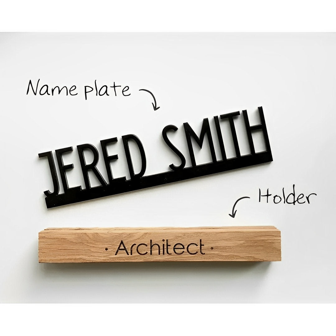 Custom Name Desk Plaque