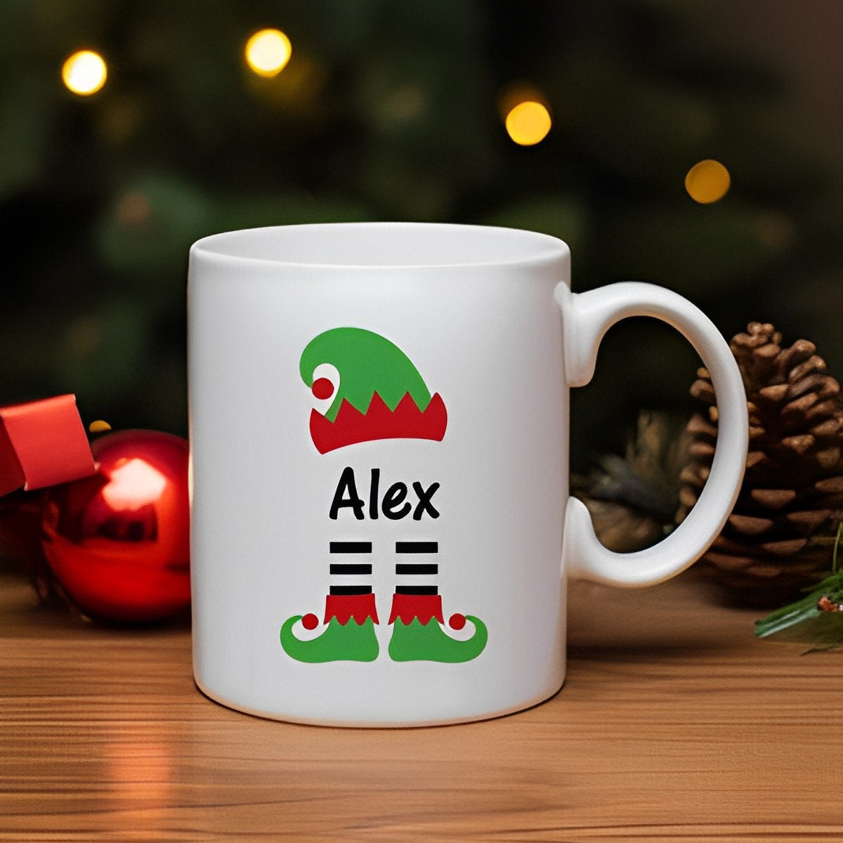 Personalized Christmas Name Mug